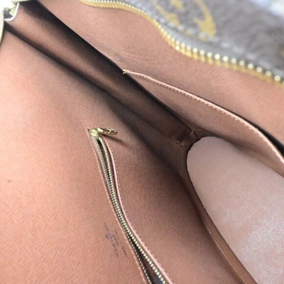 LOUIS VUITTON BABYLONE Shoulder Bag Monogram Leather Brown France - Picture 8 of 14